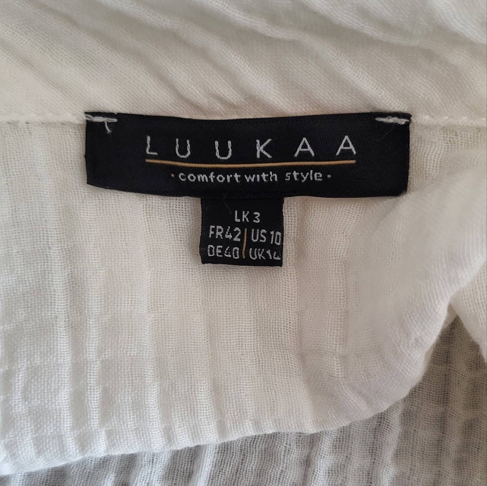 Luukaa Lightweight Button Down Jacket/Top - image 5